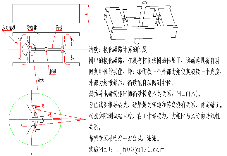 极化磁路自动回复中位功能原理浅析
